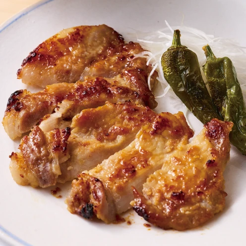 厚切り豚ロースのみそ焼き