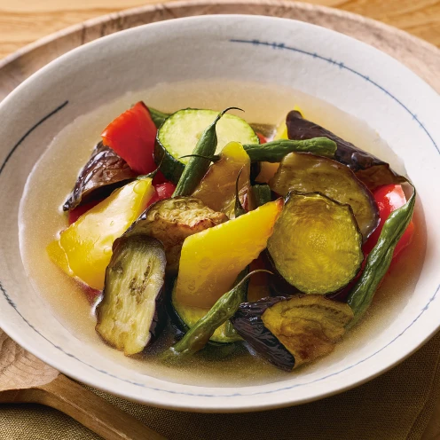 彩り野菜の焼き浸し